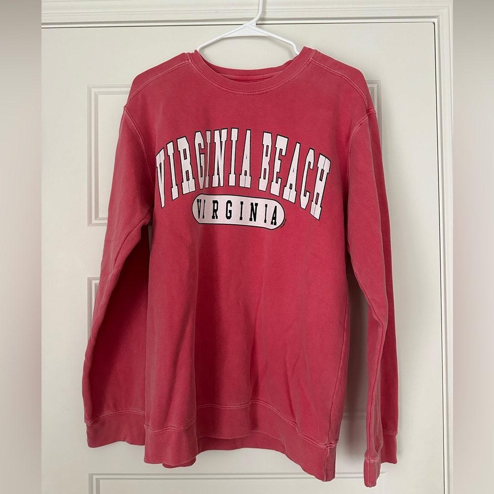Pink Virginia Beach, Virginia Crewneck